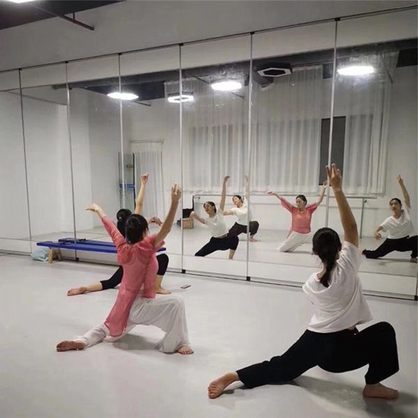 Tempered Mirror Glass Movable Wall Glazed Office Interior Glass Partitioning