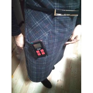 wireless calling system call button transmitter and portable pager