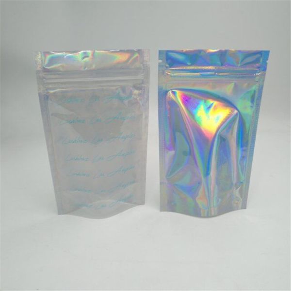 Cosmetic Holographic Makeup Bag Iridescent Small Sachet For Jewelry Necklace Bracelet