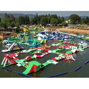 Quality Customized PVC Inflatable Floating Water Park For Water Fun And Special Occasions for sale