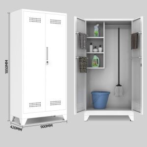 Powder Coating Cleaning Tools Storage Cabinet 1850mm Height