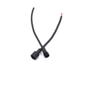 Female Electrical Waterproof Plug Connector M12 3 Pin 2.5mΩ Contact Resistance