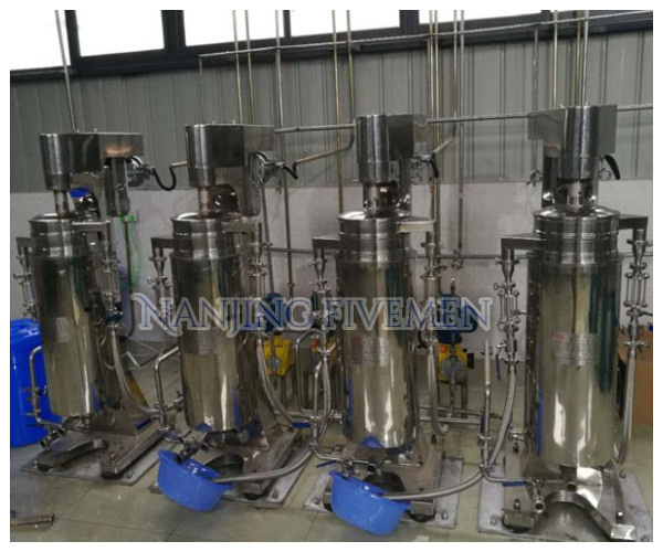 GQ105 Two Phase Tubular Dewateirng Machine / Algae Biomass Centrifuge