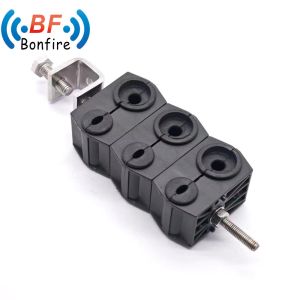 Package Gross Weight 0.410kg Combined Coax Cable 3 Ways Clamp for 1-1/4 Cable