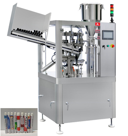 Automatic Plastic Soft Tube Sealing Filling Machine Cosmetic Liquid Cream