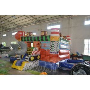 Fire Retardant 0.55mm Plato Inflatable Amusement Park