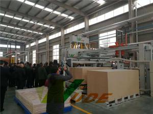 Quality High Capacity Short Cycle Lamination Line Particle Board Hot Press Machine for sale