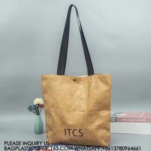 Untearable Washable Promotional Recycled Custom Logo Printed Waterproof Washable