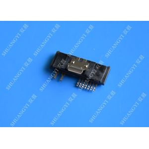 Female CrimpLocking Motherboard SATA Connectors Voltage 40V AC 13 Pin