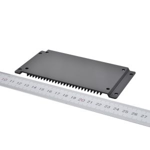 LED Lighting Black Anodizing Extruded Aluminium Heatsink Cutting T Profile