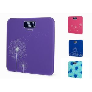 Quality Collision Avoidance Electronic Bathroom Scales With Big Blue LED Display for sale