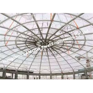 Coal Storage Bunker Domes Roofing Structures For Cement Lignite Clinker Gypsum