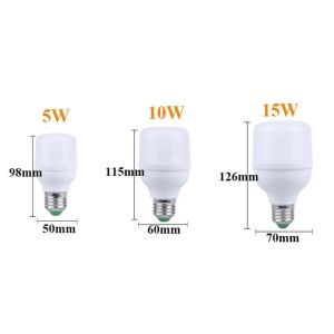 Aluminum 80lm/W 18W 45W B22 Indoor LED Bulb Lights