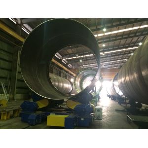 40T Self Aligned Welding Rotator For Wind Tower Single Section Welding