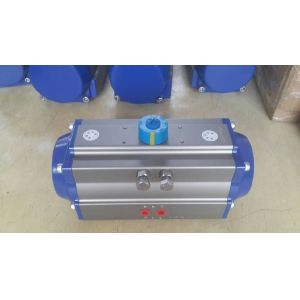 China rack pinion actuator aluminum alloy rotary  pneumatic actuator control for valves on sale