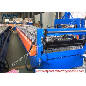 Reliable Roof Panel Roll Forming Machine Customized With PLC Control System