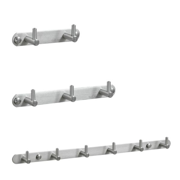 304 Stainless Steel Bathroom Towel Hanger kitchen Bedroom Entryway