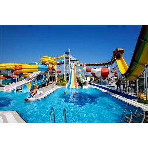 Outdoor Amusement Park Ride Tube Water Fiberglass Slide Parts