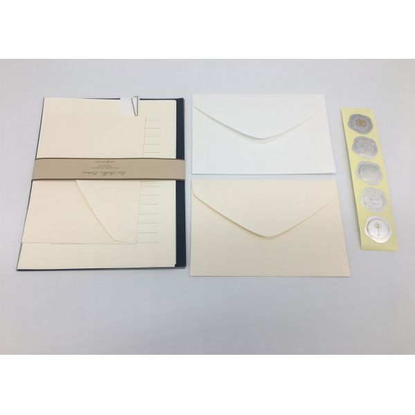 Fancy Writing Recycled Paper Greeting Cards , Blank Recycled Paper Photo Christmas Cards