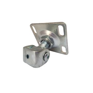 zinc plated sliding gate hinge with square plated M20