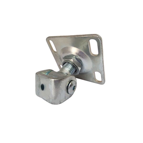 zinc plated sliding gate hinge with square plated M20