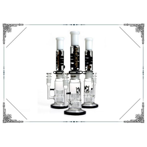 Build A Freezable Coil Bong Double Matrix Perc Bongs With Glycerinum Glass