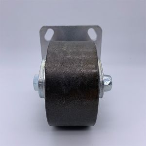 4 Inch Black Cast Iron Rigid Caster Wheels