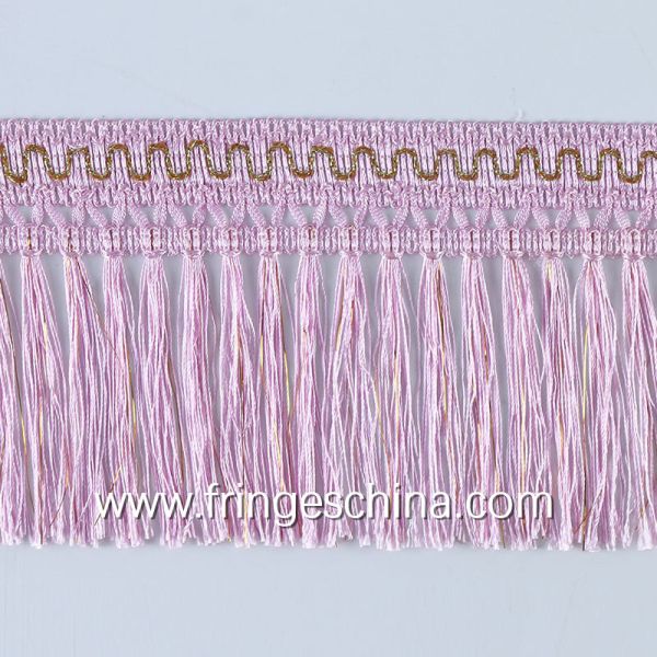 Latest decorative OEM custom design tassel fringe for curtain cushion trimmings