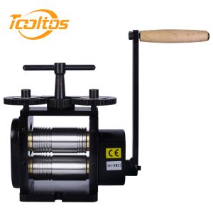 Tooltos 130mm Manual Jewelry Tablet Press Rolling Mill Machine