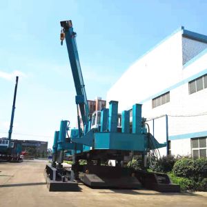 Roadside Hydraulic Piling Machine 460T Piling Capacity No Air Pollution