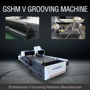 Hydraulic V Groove Cutting Machine 1225 Stainless Steel Auto V Grooving Machine