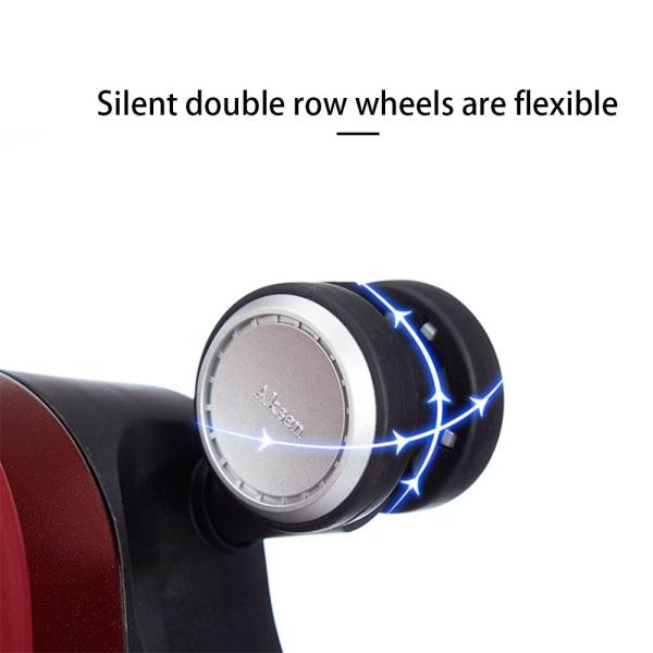 Zipper Closure Luxury 20-inch Aluminum Business Suitcase with Spinner Caster Scratch-resistant Lightweight PC Modern Style Carry-on Luggage