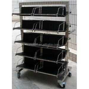 SMT Antistatic PCB storage trolley ESD PCB Circulation Cart ESD PCB Trolley