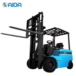 CE Certified Electric Powered Forklift 3 Ton AC Control Eco Friendly four wheel