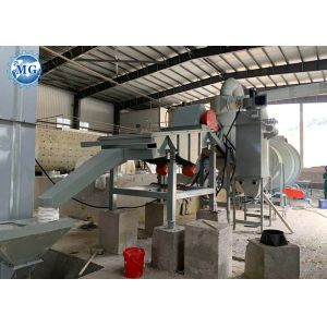 Rotary Drum River Silica Quartz Sand Drying Equipment With Sieving Carbon Steel