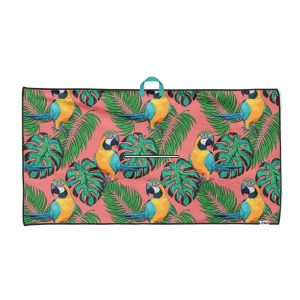 High Quality Custom Different Shape Microfiber Waffle Magnetic Golf Towels