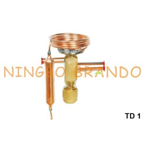 TD 1 Straight Port Danfoss Type Thermal Expansion Valve R134a R22 R407C R404A