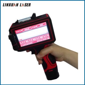 High Resolution Handheld Thermal Inkjet Printer Date Code , Time Frequenc ,