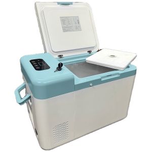Quality 12V DC Portable 25L Ultra Low Temperature Cryogenic Freezer for Stem Cell Laboratory for sale