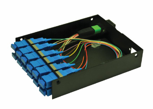 LC 24 port Simplex / Duplex MPO data patch panel with RoHS , SGS