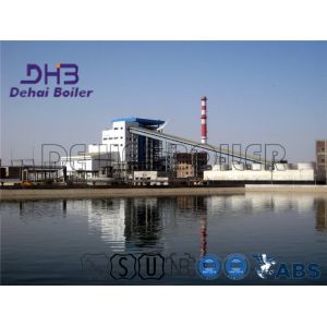 Biomass CFB Boiler , Fluid Bed Furnace Environmental Friendly Coal Combustion