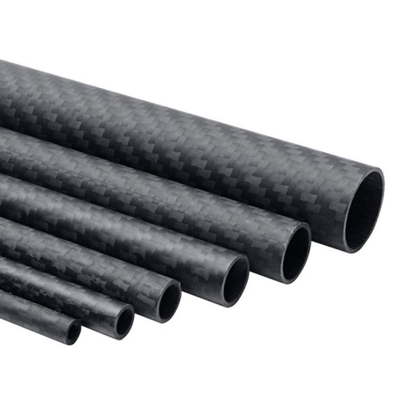 Buy Custom Plain / Twill Weave Carbon Fiber Pipe Tube Roll Wrap at wholesale prices