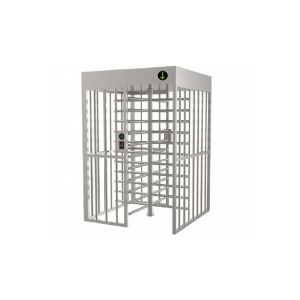 600mm Passage IP54 Full Height Turnstile 90 Degree Rod 2CBM