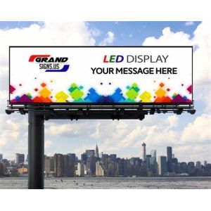 P10 Outdoor LED Advertising Screen 10mm Pixel Pitch IP65 Waterproof