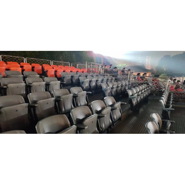 Outdoor Fireproof Stadium Sports Seats Plastic PP HDPE Material