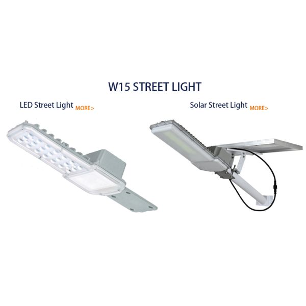 IP65 Commercial Solar LED Street Lights 4KV Road Street Lighting Lamp
