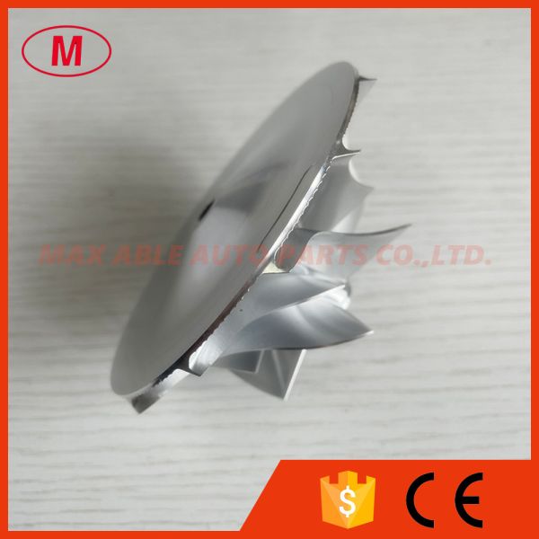 HX40 63.00/99.01mm 6+6 blades Turbocharger milling/aluminum 2618/billet compressor wheel