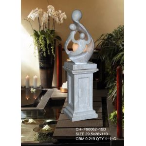 43 Inch Polyresin Couples Cast Stone Water Fountains