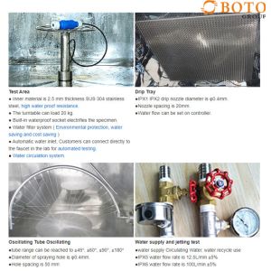 Rain Test Chamber Manufacturer Automatic Laboratory Machine Simulation Chamber