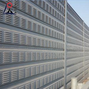 Quality Galvanized Steel Highway Noise Barrier Panel 2m-4m Customizable for sale